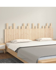 Tête de lit murale 204x3x80 cm Bois massif de pin | Mobilier & Déco