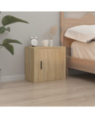 Table de chevet murale Chêne sonoma 50x30x47 cm | Mobilier & Déco