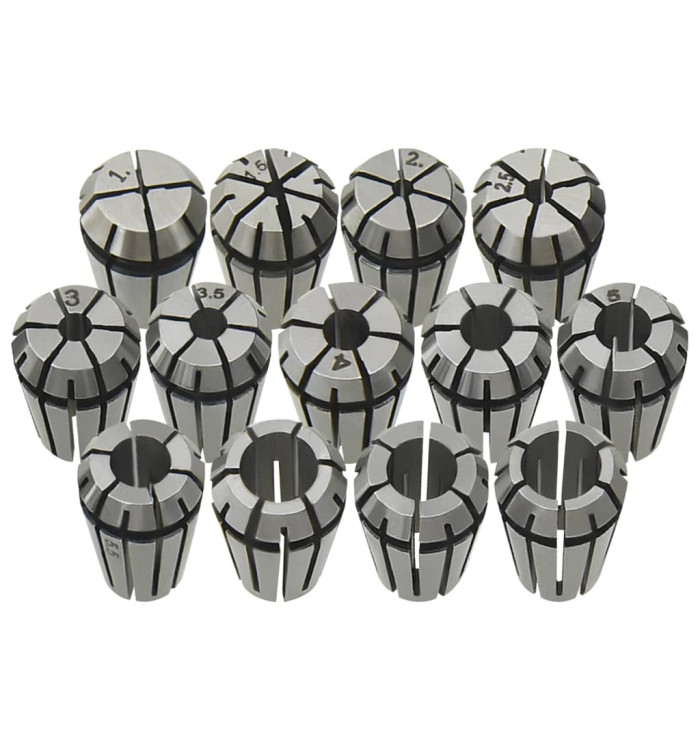 Douilles de serrage ER11 13 pcs Ensemble d'outils de tournage | Mobilier & Déco