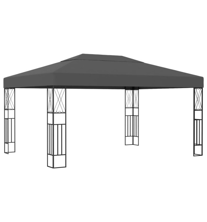 Tonnelle 3x4 m Anthracite Tissu | Mobilier & Déco