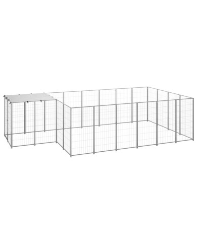 Chenil Argenté 8,47 m² Acier | Mobilier & Déco