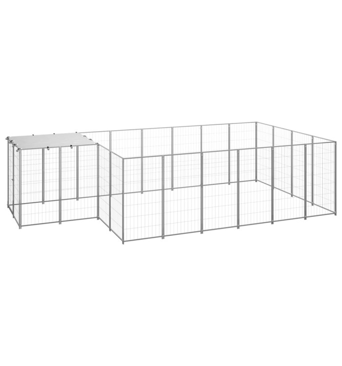 Chenil Argenté 8,47 m² Acier | Mobilier & Déco