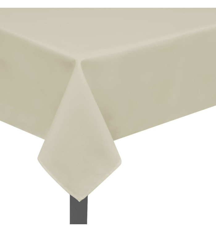 Nappes 5 pcs Crème 170x130 cm | Mobilier & Déco