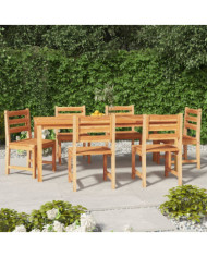 Ensemble à manger de jardin 7 pcs Bois de teck solide | Mobilier & Déco