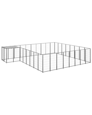 Chenil Noir 20,57 m² Acier | Mobilier & Déco