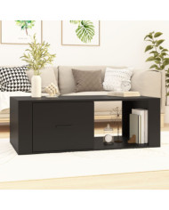 Table basse Noir 100x50,5x35 cm Bois d'ingénierie | Mobilier & Déco