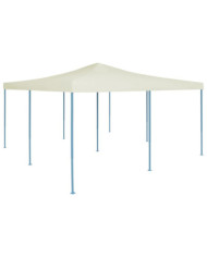Belvédère pliable 5x5 m Crème | Mobilier & Déco