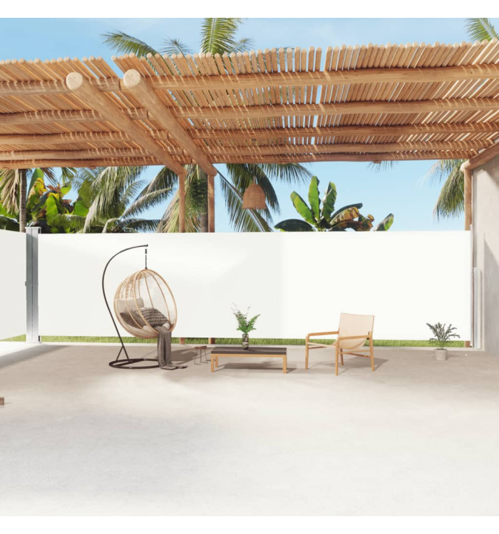 Auvent latéral rétractable Crème 200x1200 cm | Mobilier & Déco