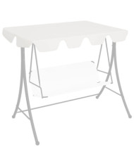 Toit de rechange de balançoire blanc 150/130x105/70 cm | Mobilier & Déco