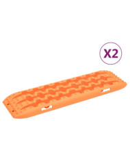 Planches de traction 2 pc Orange 106x30,5x7 cm Nylon | Mobilier & Déco