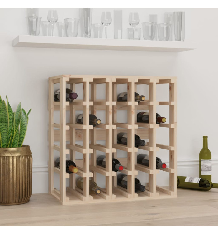 Casier à vin 58,5x33x60,5 cm Bois de pin massif | Mobilier & Déco