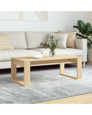 Table basse chêne sonoma 102x50x35 cm bois d'ingénierie | Mobilier & Déco