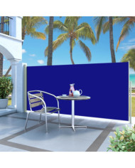 Auvent latéral rétractable 140 x 300 cm Bleu | Mobilier & Déco