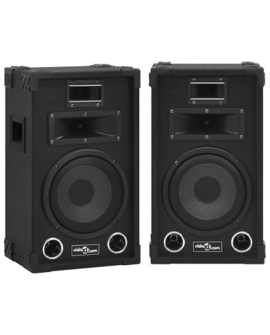 Haut-parleurs scène Hifi passifs professionnels 2 pcs 800W Noir | Mobilier & Déco