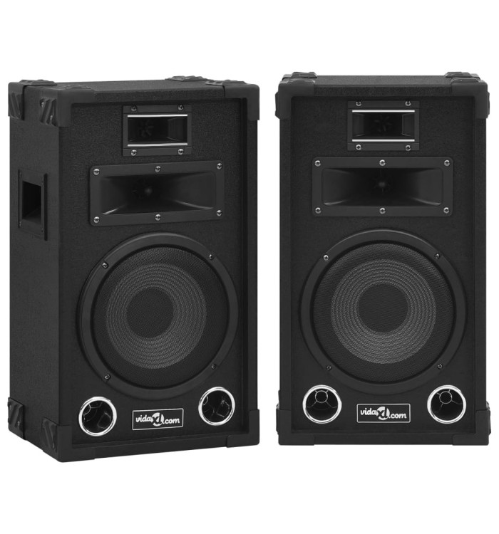 Haut-parleurs scène Hifi passifs professionnels 2 pcs 800W Noir | Mobilier & Déco