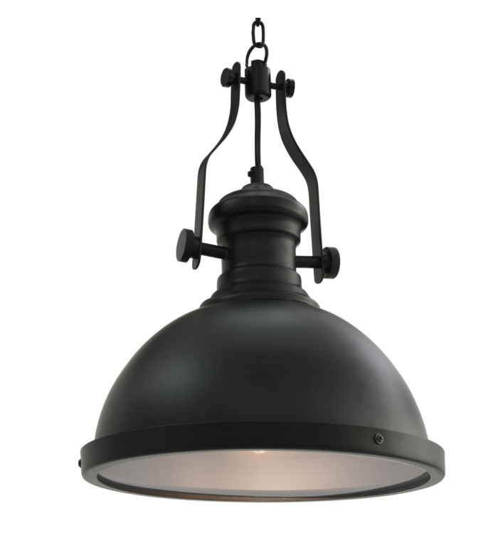 Plafonnier Noir Rond E27 | Mobilier & Déco