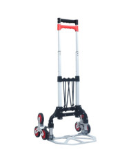Chariot d'escalier pliable 70 kg Aluminium Argenté | Mobilier & Déco
