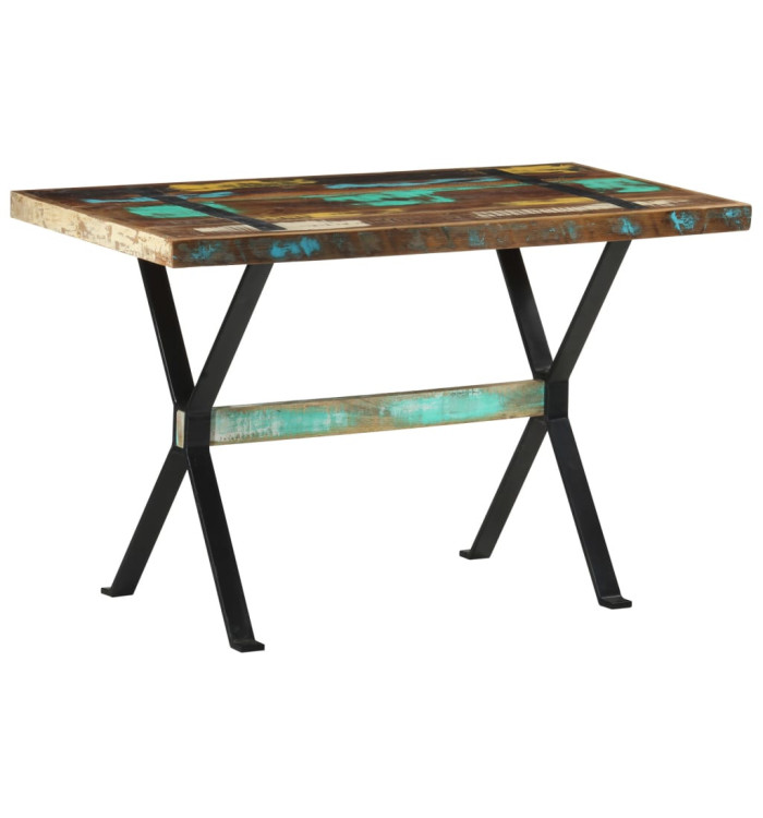 Table à manger 120x60x76 cm Bois de récupération massif | Mobilier & Déco