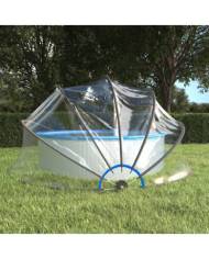 Dôme de piscine rond 467x234 cm PVC | Mobilier & Déco