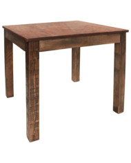 Table à manger bois de récupération mélangé 82x80x76 cm | Mobilier & Déco