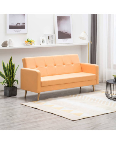 Canapé Tissu Orange | Mobilier & Déco