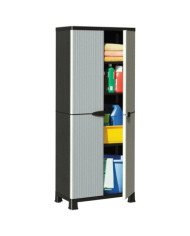 Armoire en plastique 68x39x171,5 cm Design de rotin | Mobilier & Déco