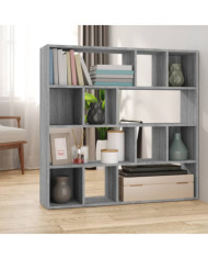 Bibliothèque/Séparateur de pièce Sonoma gris 105x24x102 cm | Mobilier & Déco