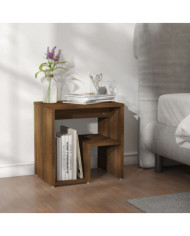 Table de chevet Chêne marron 40x30x40 cm Bois d'ingénierie | Mobilier & Déco