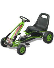 Kart à pédale avec siège ajustable Vert | Mobilier & Déco