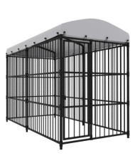 Chenil d'extérieur avec toit pour chiens 300x150x210 cm | Mobilier & Déco