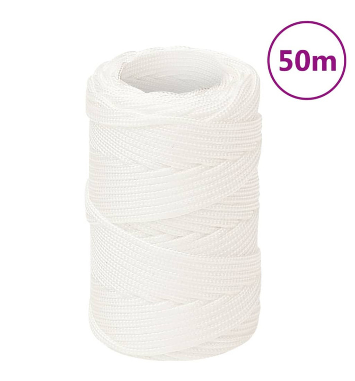 Corde de bateau Blanc complet 2 mm 50 m Polypropylène | Mobilier & Déco