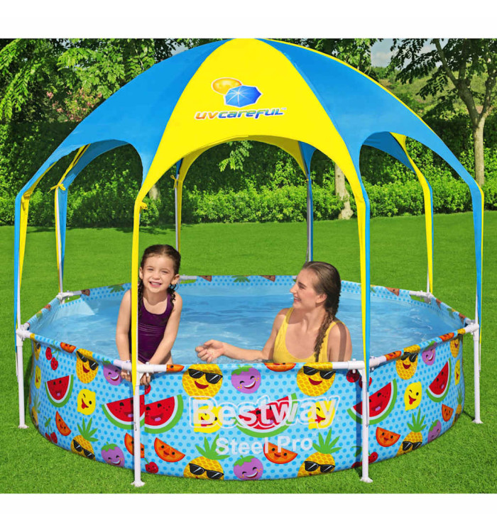 Bestway Piscine hors sol Steel Pro UV Careful pour enfants 244x51 cm | Mobilier & Déco