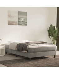 Matelas de lit à ressorts ensachés Gris clair 120x200x20 cm | Mobilier & Déco