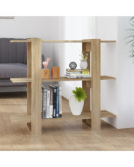 Bibliothèque/Séparateur de pièce Chêne Sonoma 100x30x87 cm | Mobilier & Déco