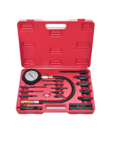 Kit de testeur de compression de moteur diesel 17 pcs | Mobilier & Déco