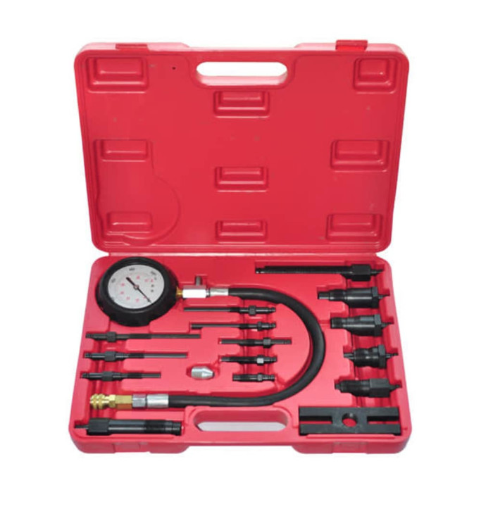 Kit de testeur de compression de moteur diesel 17 pcs | Mobilier & Déco