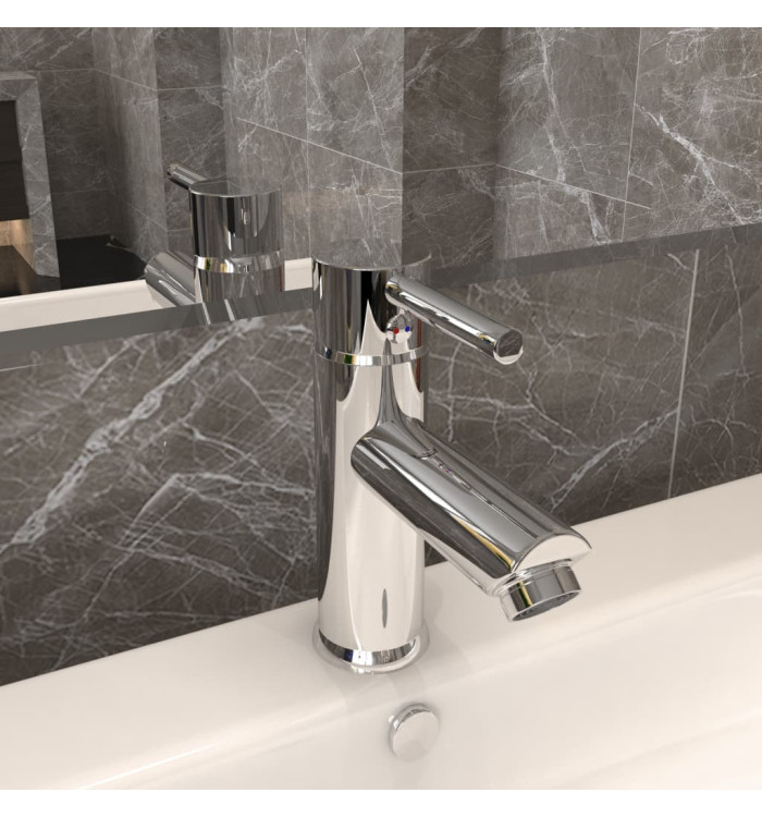 Robinet de lavabo de salle de bain Finition chromée 130x176 mm | Mobilier & Déco