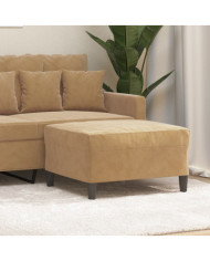 Repose-pied Marron 70x55x41 cm Velours | Mobilier & Déco