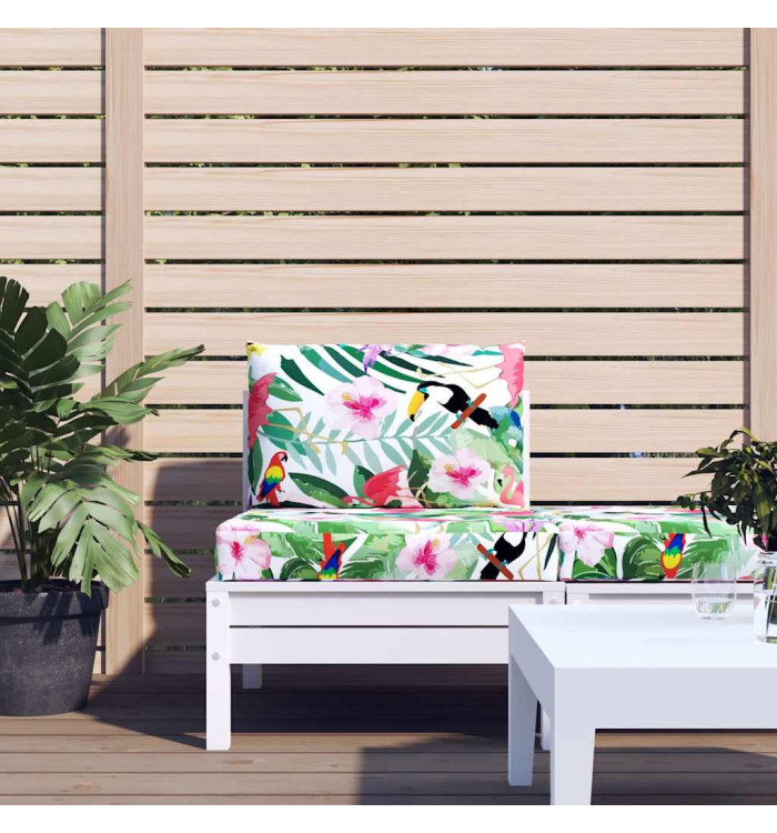 Coussins de palette lot de 2 multicolore tissu Oxford | Mobilier & Déco