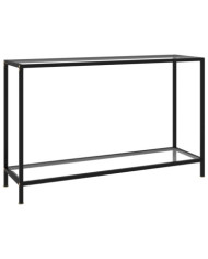 Table console Transparent 120x35x75 cm Verre trempé | Mobilier & Déco