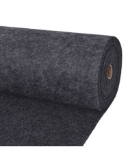 Tapis strié pour exposition 1,2x20 m Anthracite | Mobilier & Déco