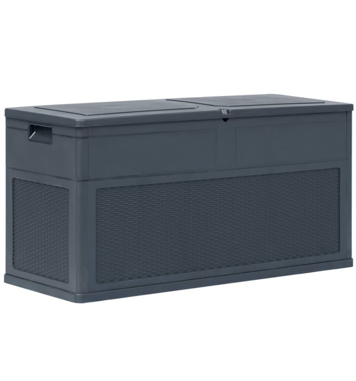 Boîte de rangement de jardin 320 L Anthracite | Mobilier & Déco