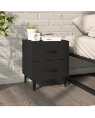 Table de chevet Noir 40x35x47,5 cm | Mobilier & Déco