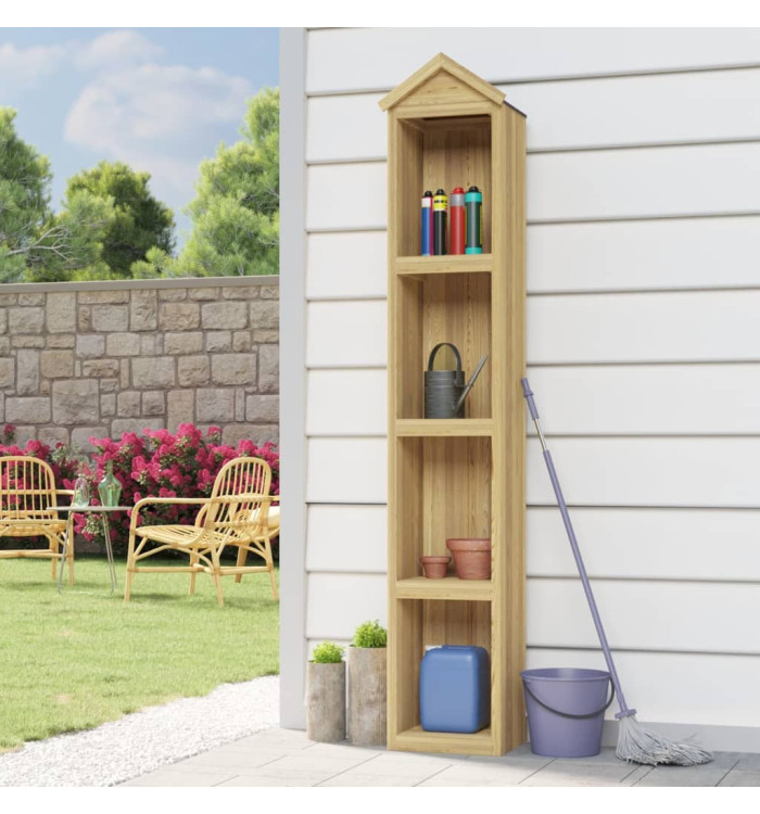 Abri à outils de jardin 40x33x222 cm Bois de pin imprégné | Mobilier & Déco