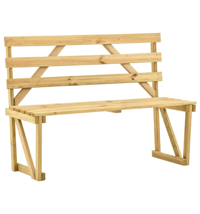 Banc de jardin 120 cm Bois de pin imprégné | Mobilier & Déco
