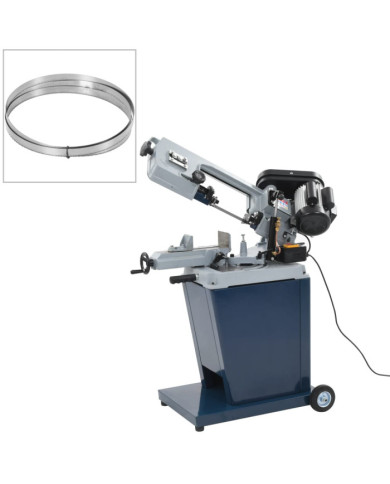 Scie à ruban avec base solide Métal 230 V | Mobilier & Déco