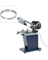 Scie à ruban avec base solide Métal 230 V | Mobilier & Déco