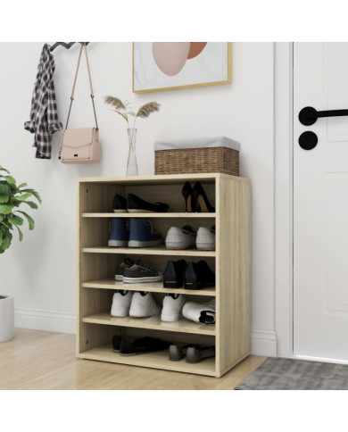Armoire à chaussures Chêne sonoma 60x35x70 cm Bois d’ingénierie | Mobilier & Déco