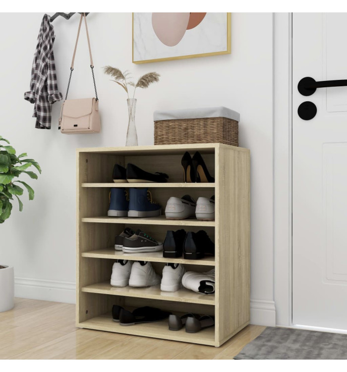 Armoire à chaussures Chêne sonoma 60x35x70 cm Bois d’ingénierie | Mobilier & Déco