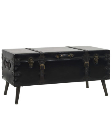Table basse MDF et acier 102x51x48 cm | Mobilier & Déco